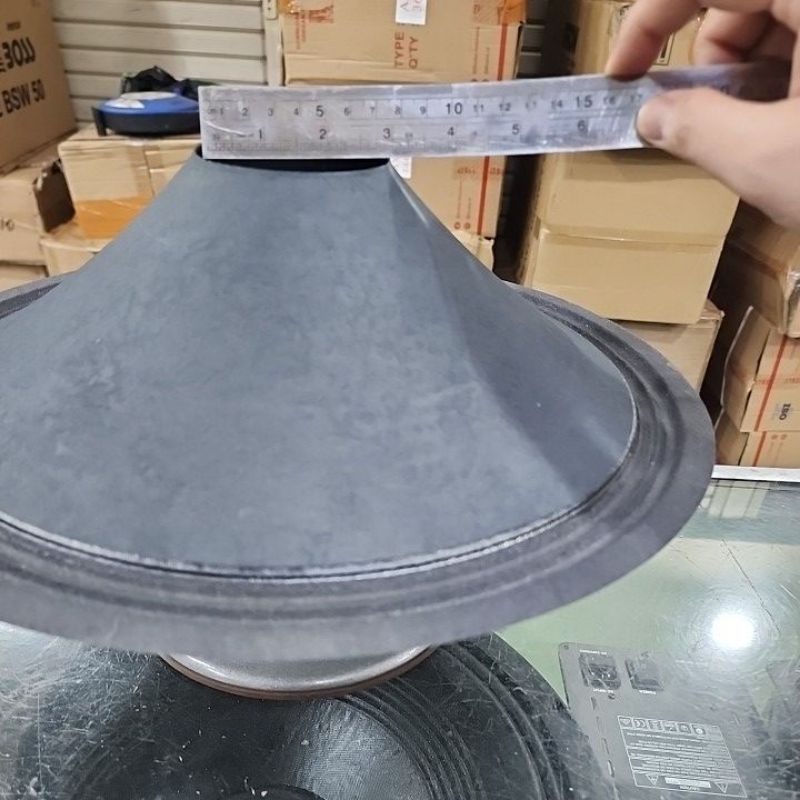 DAUN CONES KERTAS SPEAKER 15 INCH LUBANG 3 INCH TEBAL