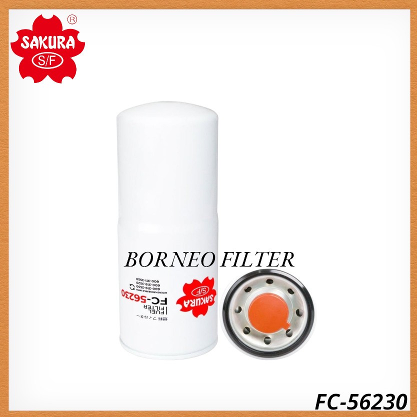 FC-56230 Sakura Fuel Filter 600-319-3550 P553500 BF7948 FF5611 SFF3550 WK12006 J8623520 SFF3520 JFC-