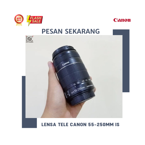 LENSA  TELE CANON 55-250MM IS