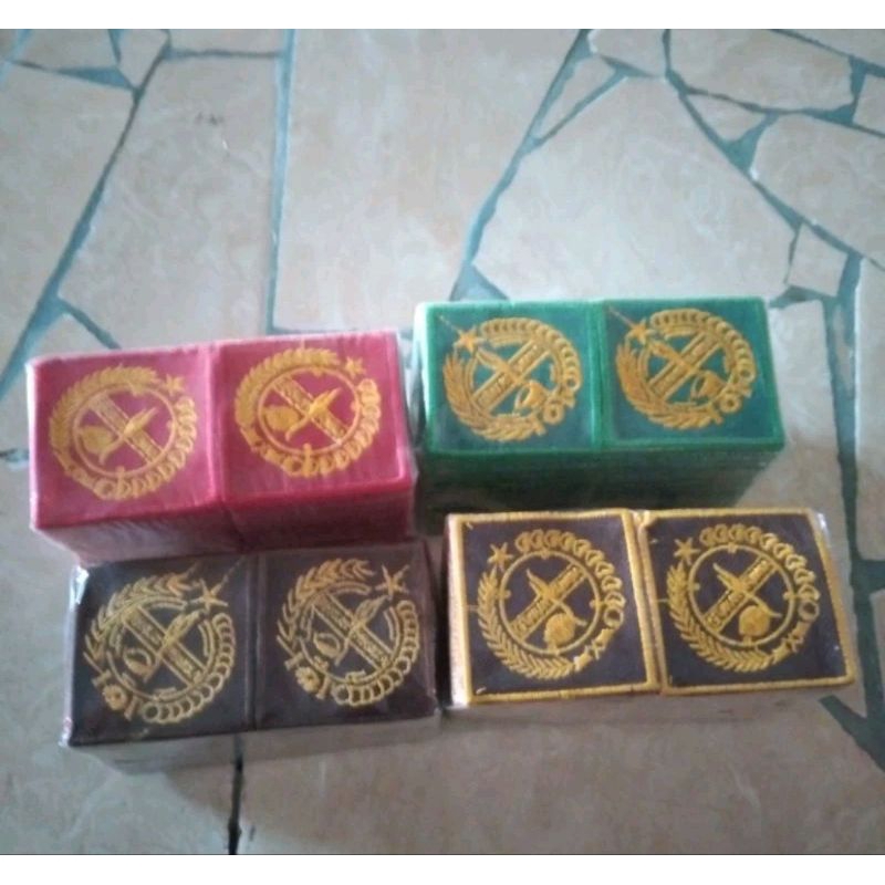 Ecer Bedge Tunas Saku Pramuka Tunas Kelapa Putra Bordir