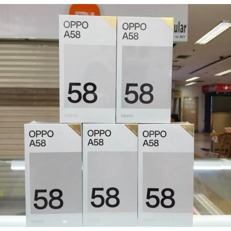 oppo A58 ram 8gb+8gb/128gb baru garansi resmi oppo indonesia