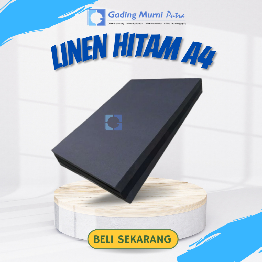 

Kertas Linen Hitam A4 (21 x 29.7 cm) isi 5 lembar & 10 lembar