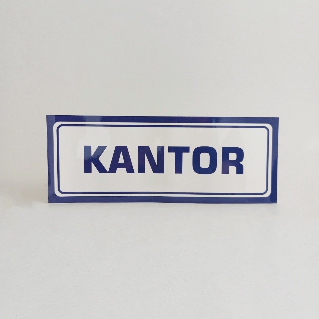 

Stiker Papan Nama Ruang Kantor/ Stiker Vinyl/ Papan Penanda Ruangan 11x30