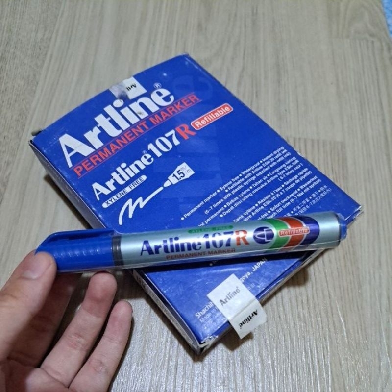 

spidol permanen biru