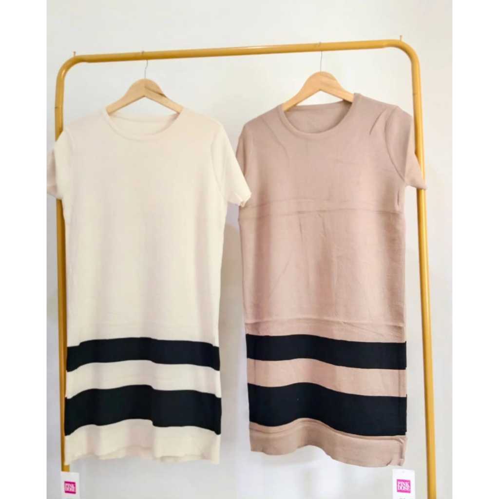 Dress rajut wanita ala korea