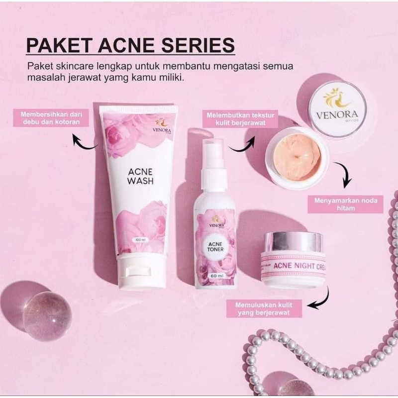 ACNE SERIES VENORA SKINCARE | SKINCARE VENORA