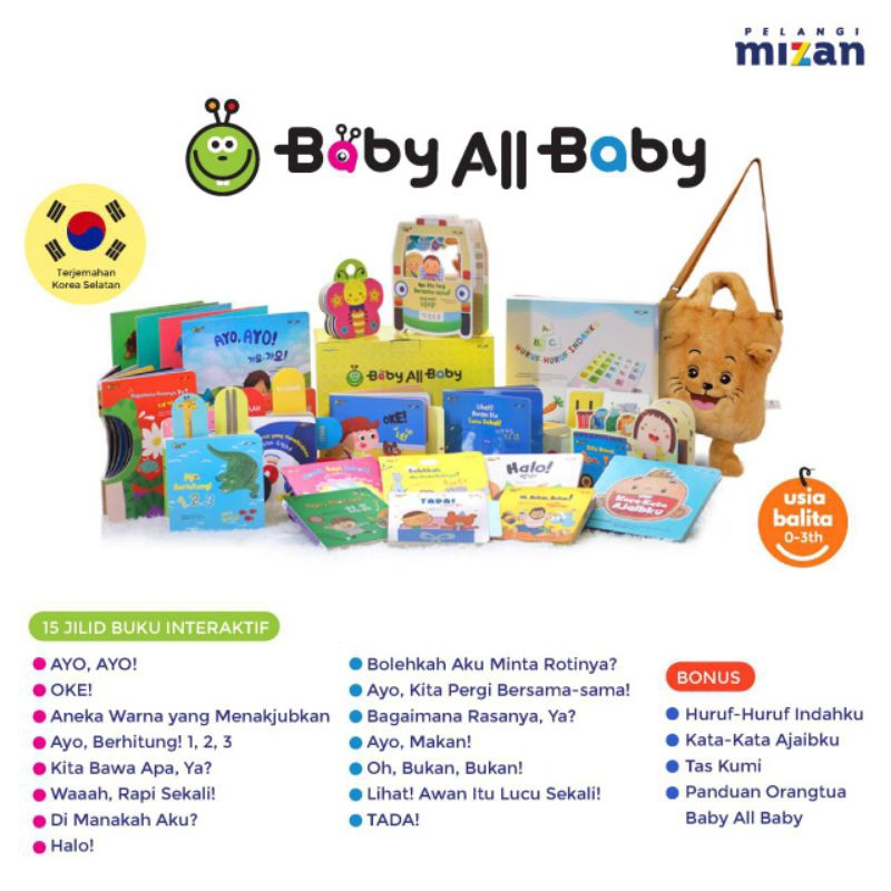 Baby All Baby MDS Buku Edukatif Anak