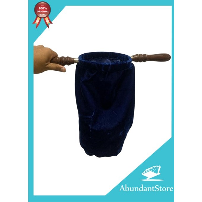 Kantong Persembahan / kantong persembahan Gagang kayu