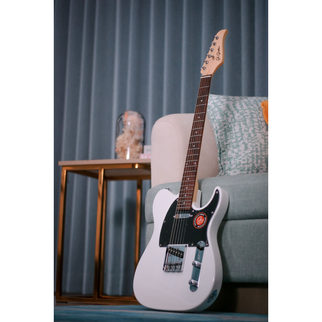 JS Guitars NOVA TL-2 Telecaster - White
