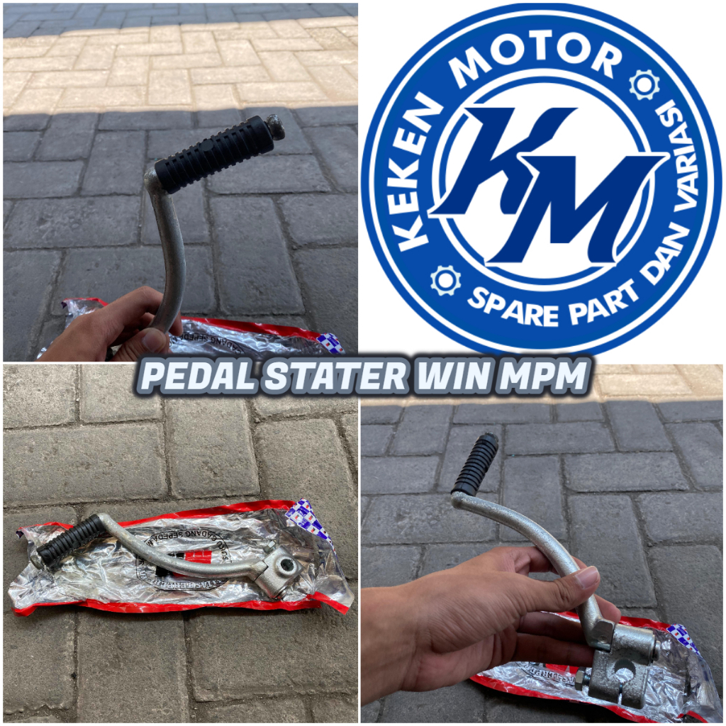 PEDAL STATER ENGKOL SELAHAN WIN MERK MPM || KICK STATER MOTOR WIN MERK MPM