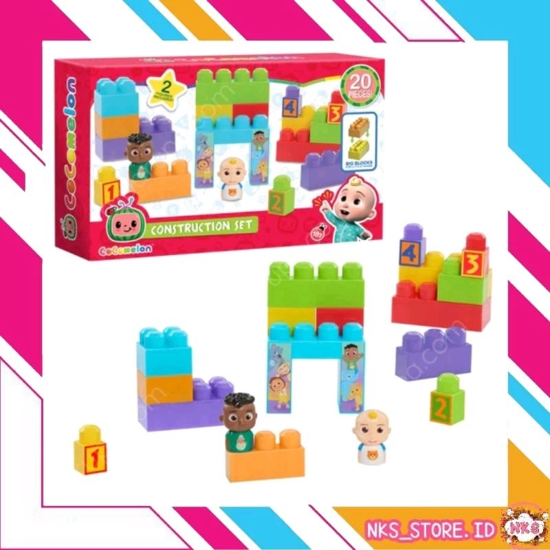 Mainan Cocomelon Construction Set Mainan Anak Original