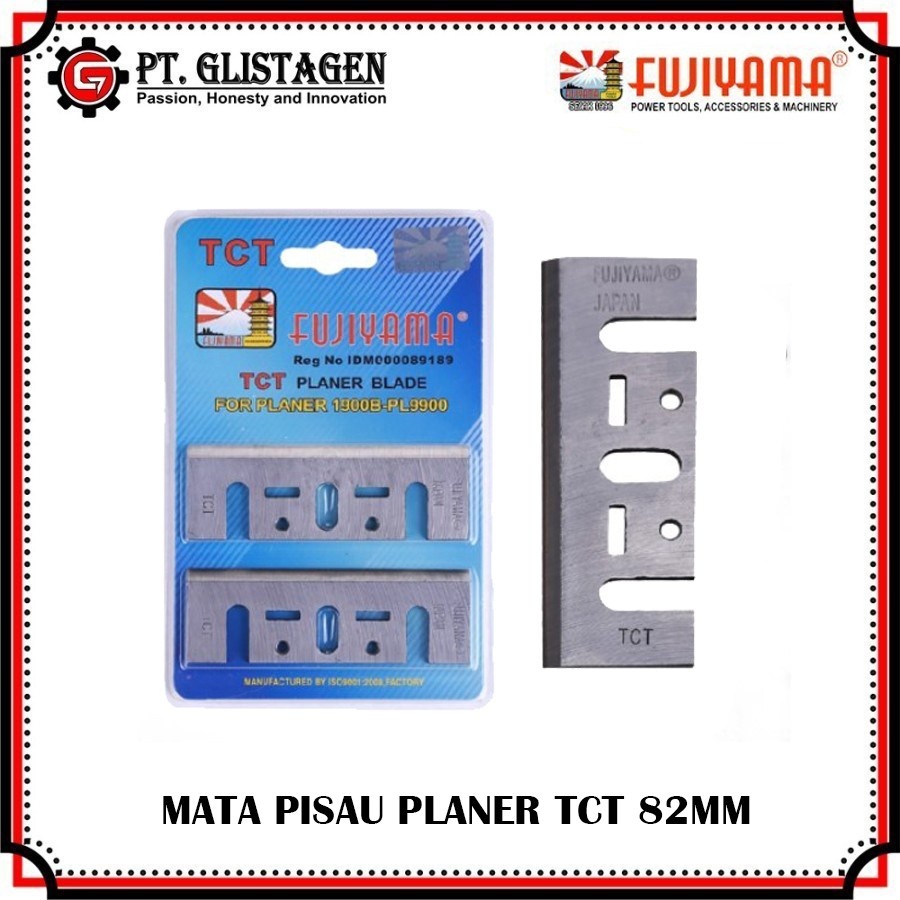 FUJIYAMA MATA KETAM TCT / Mata Pisau Serut Sugu / Planer Blade TCT Fujiyama