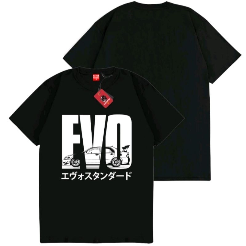 baju kaos mobil Mitsubishi evo evolution kaos otomotif jdm car