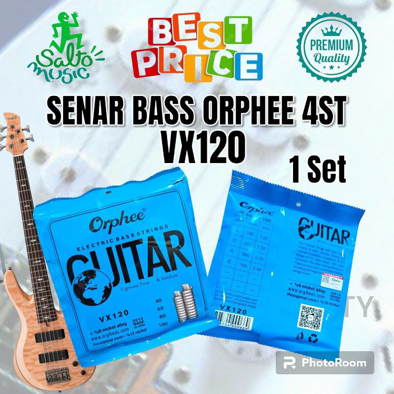 Senar Bass Orpher VX120 Bass Orphee 4 Senar Original