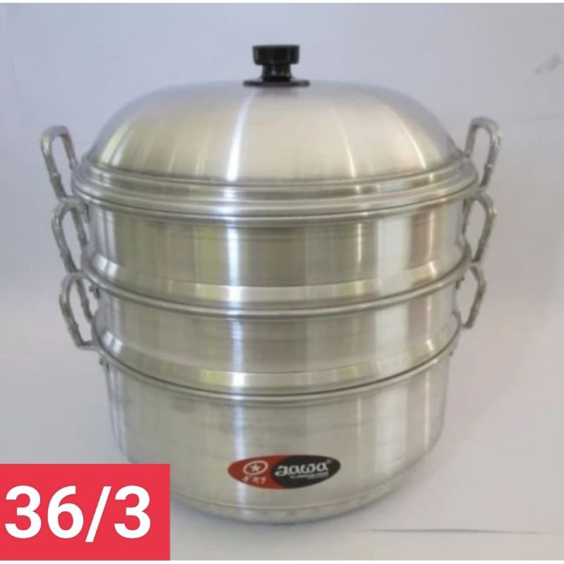 MASPION JAWA PANCI STEAMER KUKUS LANGSENG 36CM 3 SUSUN