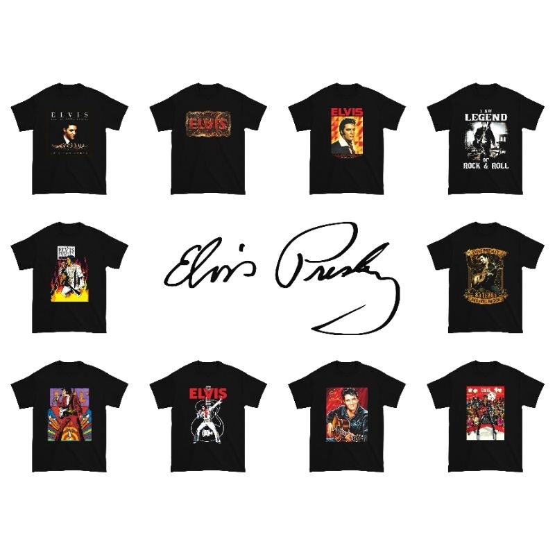 Kaos Elvis Presley Band Music Vintage / Baju Elvis Presley Band Musik / Kaos Band Elvis Presley / Ba