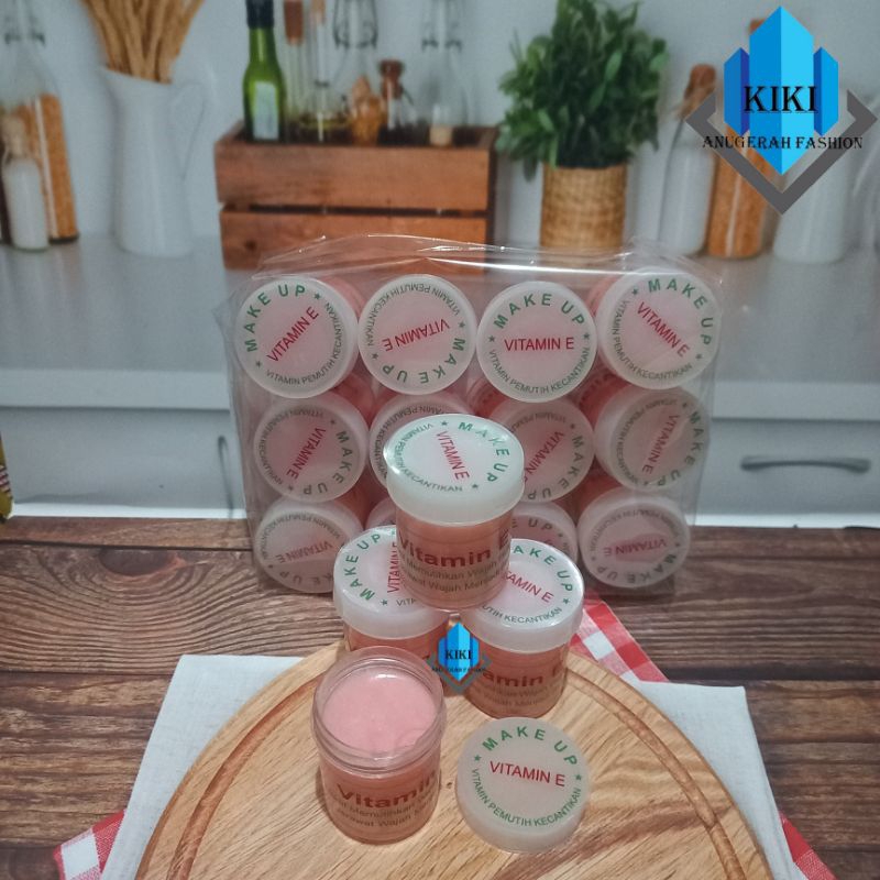 CREAM VITAMIN E ASLI ORIGINAL ISI CREAM PINK // CREAM PEMUTIH WAJAH VITAMIN E PING LUSINAN
