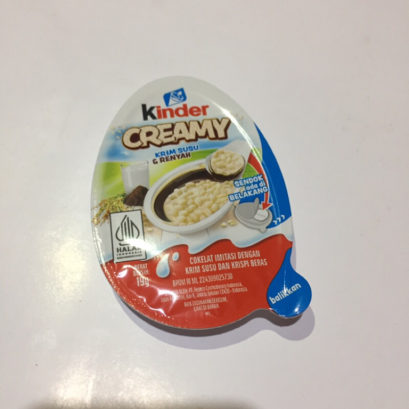 

Kinder Creamy Milky Rice 19 gr