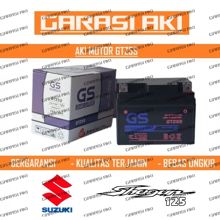 Aki Motor Suzuki Shogun 125 GTZ5S Accu Kering MF