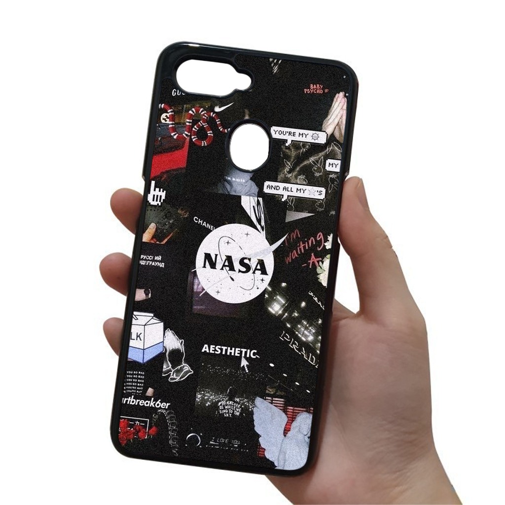 Case Oppo A5S A7 A12 A11K - Casing Hp Oppo A5S A7 A12 A11K - ( AESTHETIC NASA ) - Case Hp - Casing H