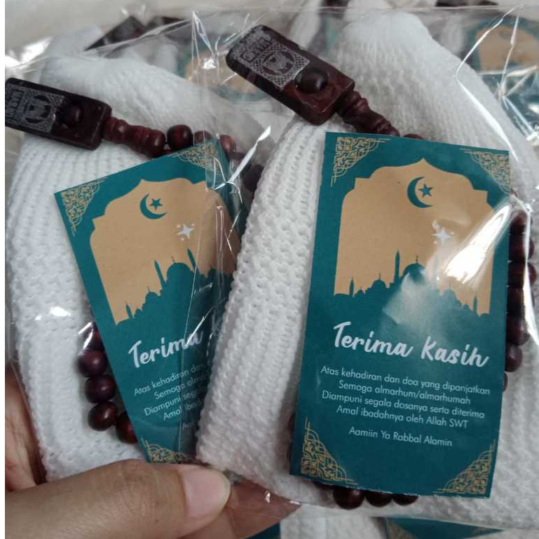 [Paket] Peci Tasbih Sauvenir Tahlilan / Peci Rajut souvenir tahlilan 1000 / Peci Tasbih souvenir tah