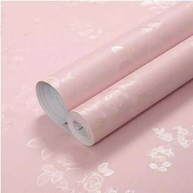 wallpaper sticker Dinding motif bunga SAKURA