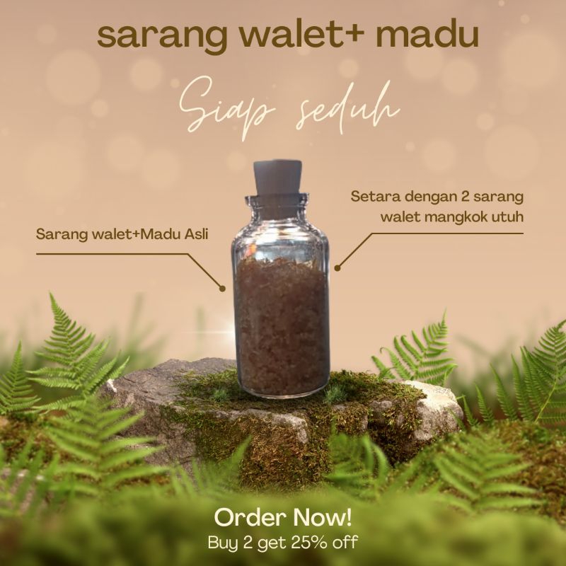 

Sarang walet & madu siap seduh