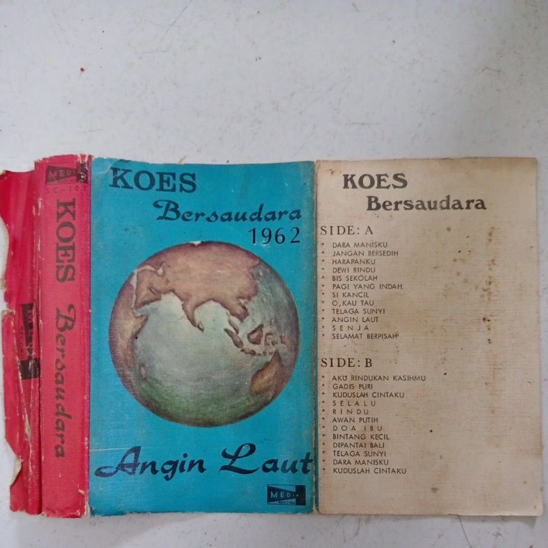 Kaset pita Koes bersaudara Angin Laut 1962