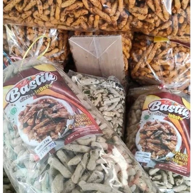 

Basreng stik JEDEPE pedas daun jeruk 500 gram