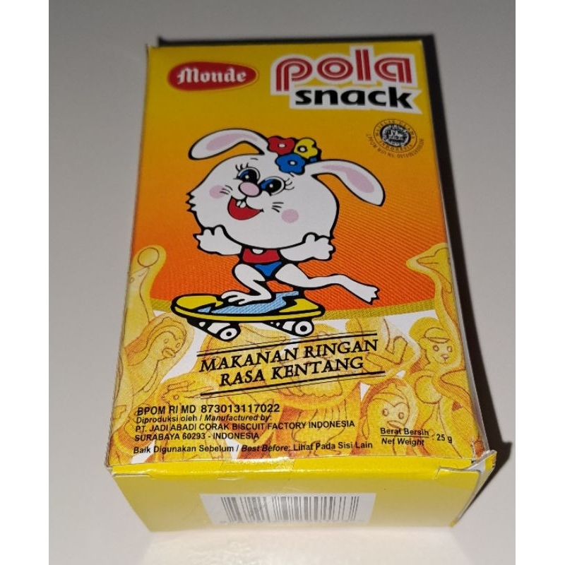 Snack Rasa Kentang Monde Pola Snack 25 gram