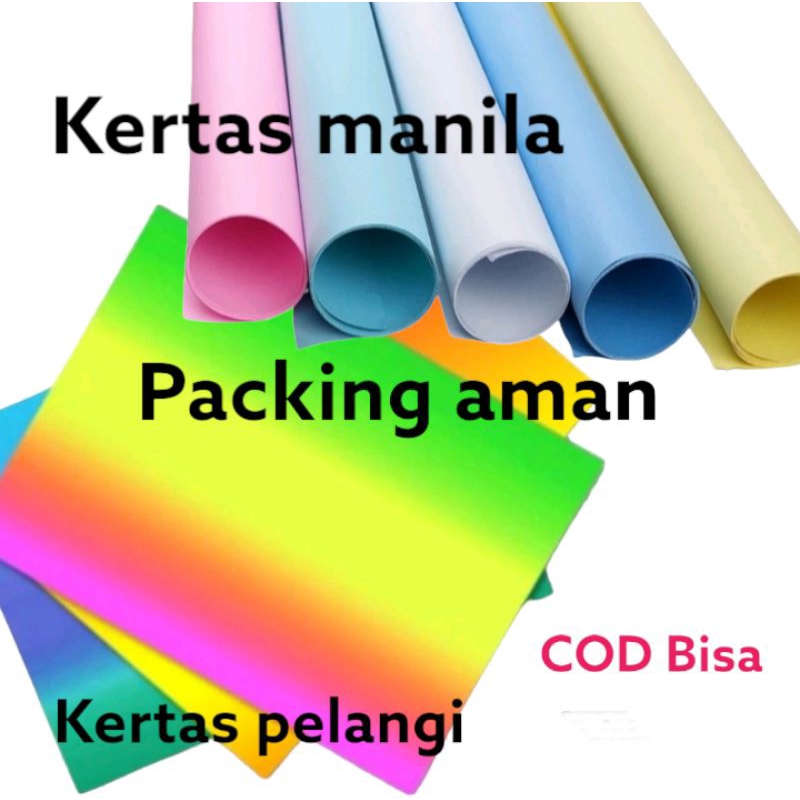 

Kertas Karton Alaska Warna Pelangi/Karton Manila