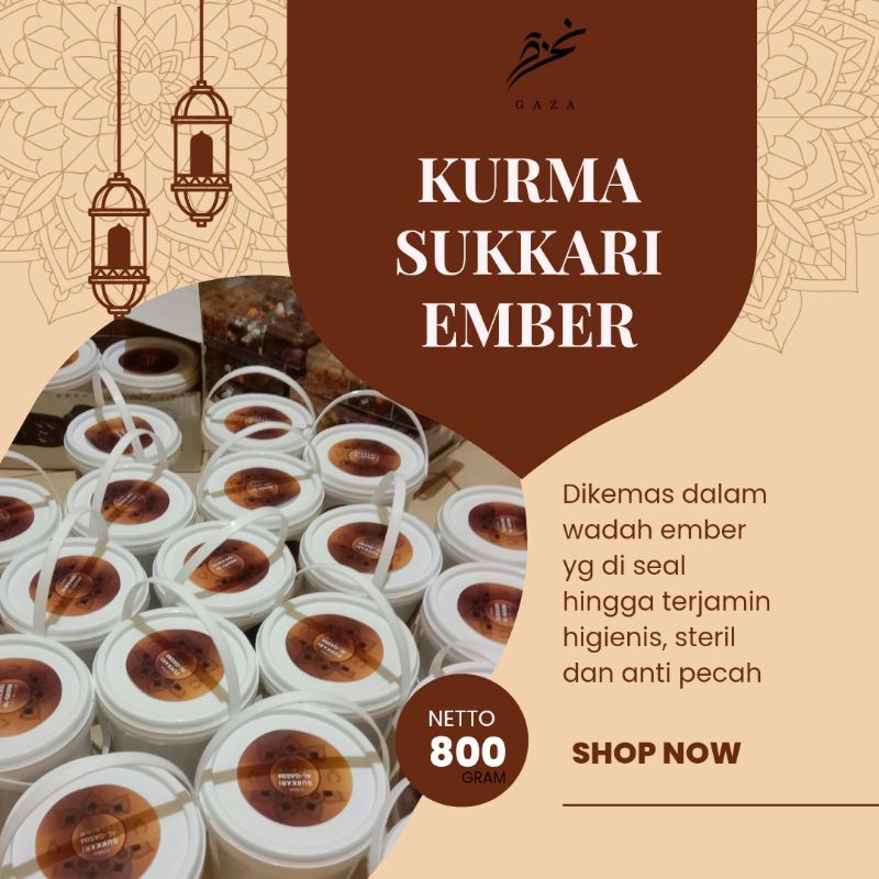 

KURMA SUKKARI EMBER 800g