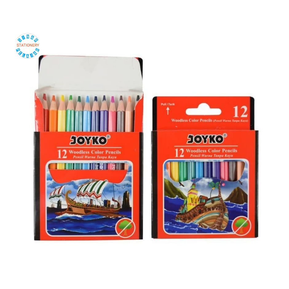 

PENSIL WARNA JOYKO CP-107 ISI 12 WARNA UKURAN KECIL