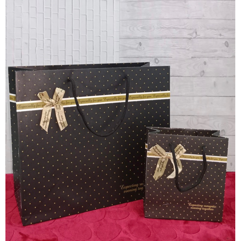 

PAPER BAG FANCY / TAS KADO MOTIF RIBBON