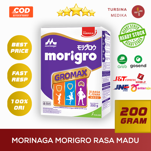 

MORINAGA Morigro GroMax 200 gram Rasa Madu untuk 1-12 tahun