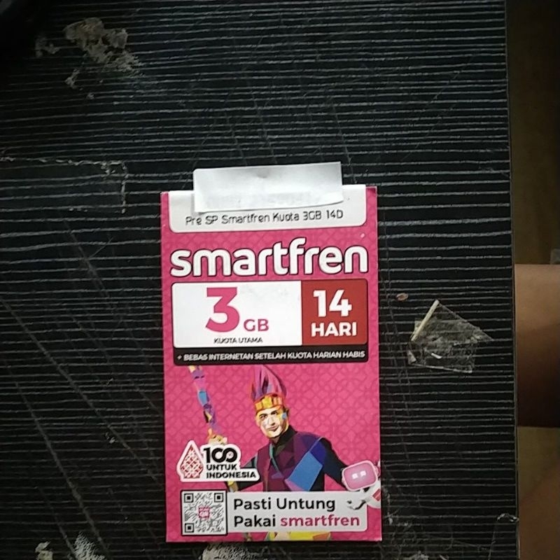 KARTU PERDANA SMARTFREN 3 GB | 14 HARI NONSTOP FULL KUOTA REGULER | JATENG DIY
