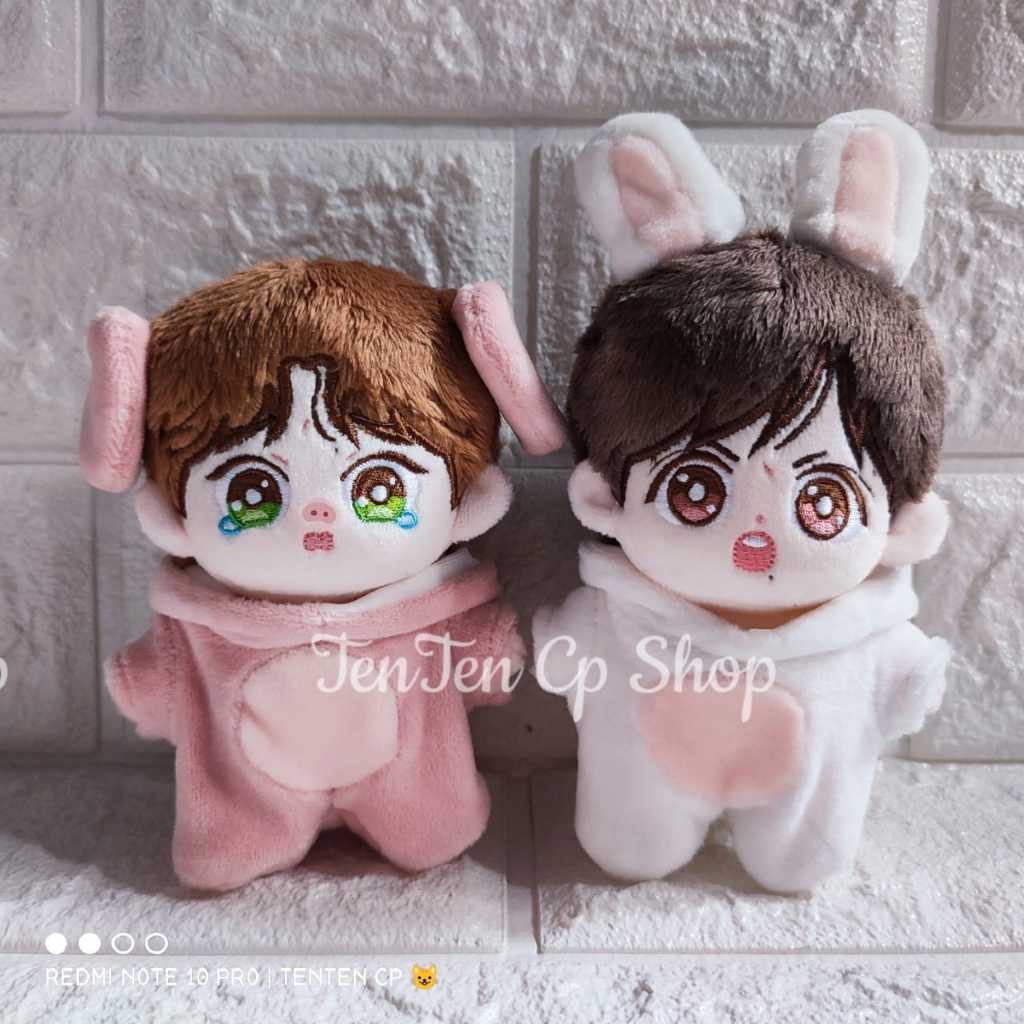 BJYX Mugui Bobi Zanbi Pig Lion Bunny 10cm doll clothes costume Xiao Zhan Wang Yibo Yizhan