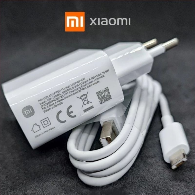 Charger Xiaomi Redmi Original 100% Copotan Bawaan Hp 6A, 6 Pro, Note 6 Pro, 7A, 9A, 9C, 10A