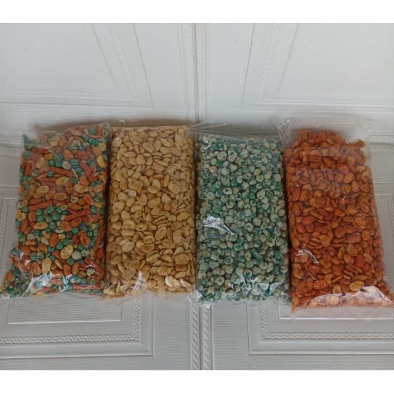

snack aneka kacang/kacang mix/koro pedas/kacang sembunyi manis