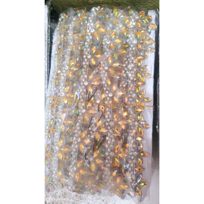 variasi 3mata/payet meteran diamond rangkai