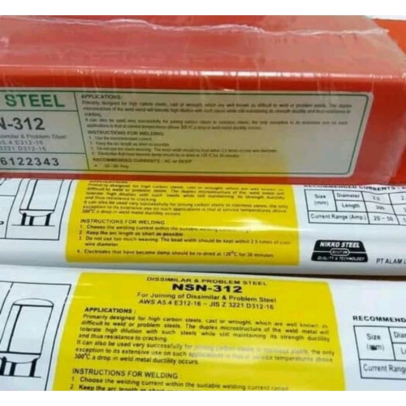 Kawat las NSN 312   3,2 mm. ecer