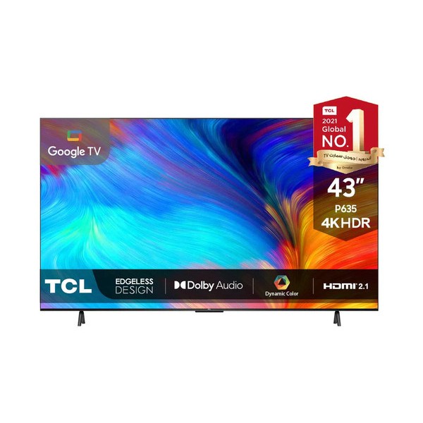 LED TV TCL 55" 55P6K UHD 4K GOOGLE TV DOLBY ATMOS