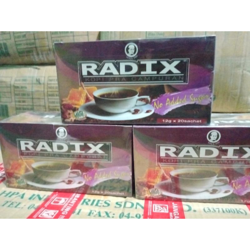

Radix Kunyit Hitam Less Sugar