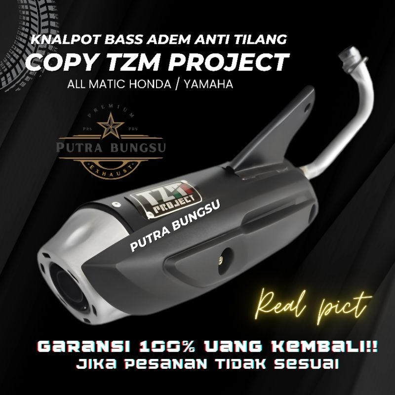KNALPOT COPY CMS TZM PROJECT GENIO NON MBERR ANTI TILANG ALL MATIC BASS ADEM KENALPOT RACING ZRC DR SOUND BEAT VARIO SCOOPY FI ESP KARBU GENIO OLD NEW DELUXE 125 150 160 PCX NEW OLD MIO SMILE M3 SPORTY SOUL KARBU GT GEAR J  NMAX AEROX OLD NEW ALL MATIC