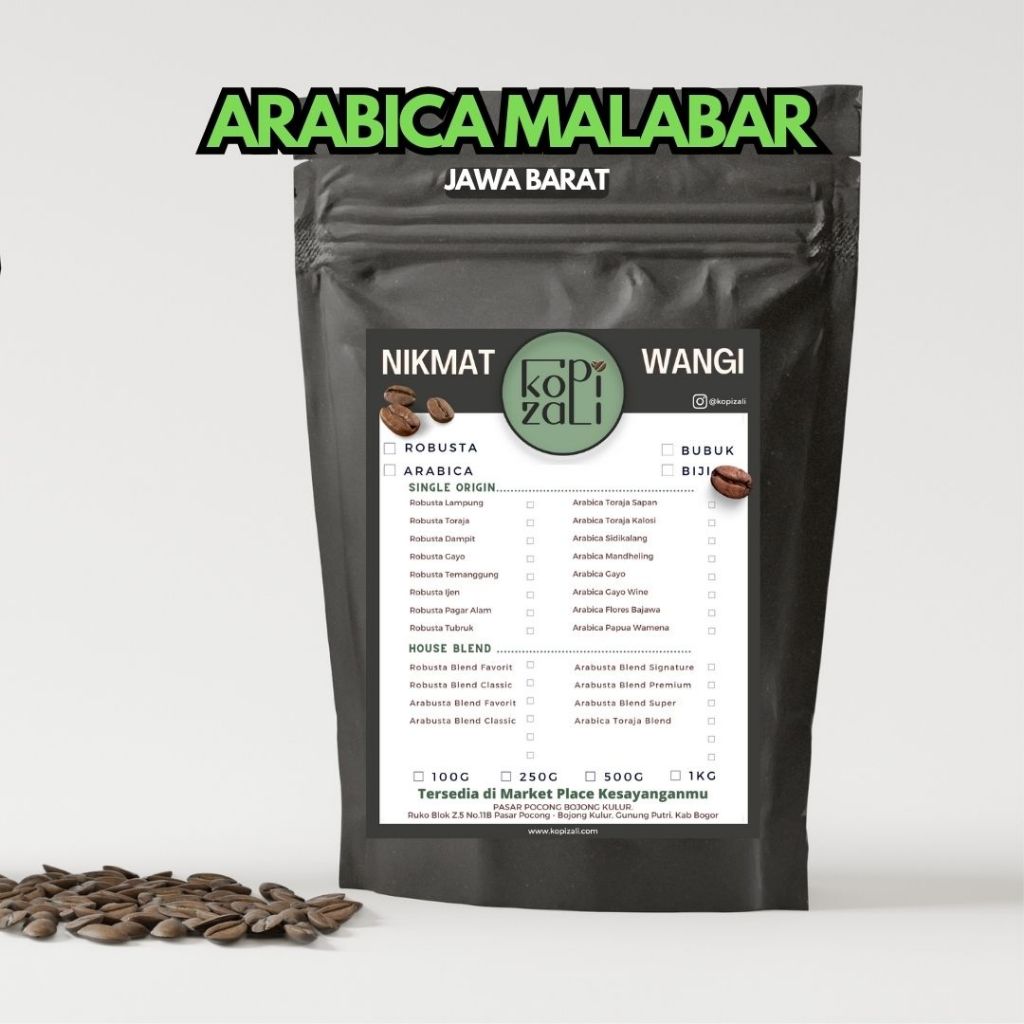 

Kopi Zali - Arabica Malabar