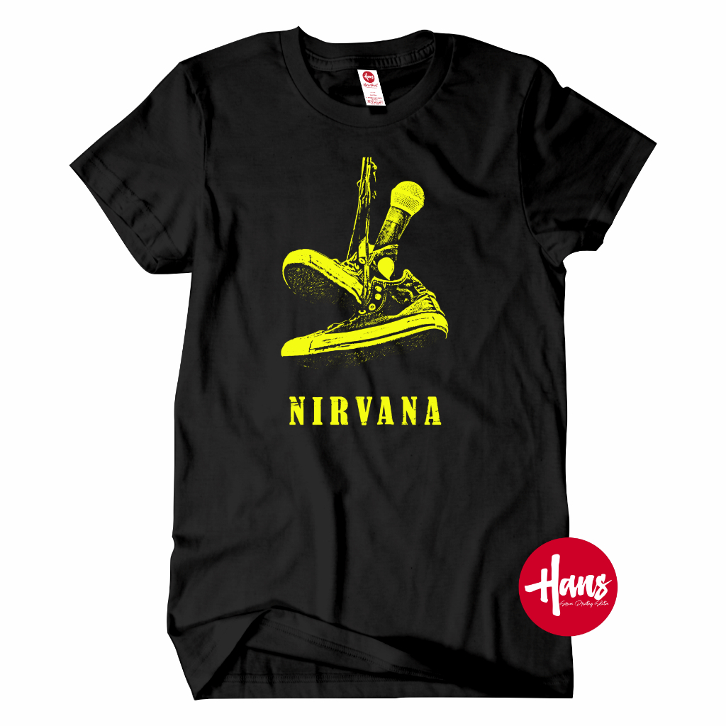 Kaos Nirvana / Nirvana t shirt / Kaos Nirvana Original / Baju Nirvana / T shirt Nirvana / Baju Nirva