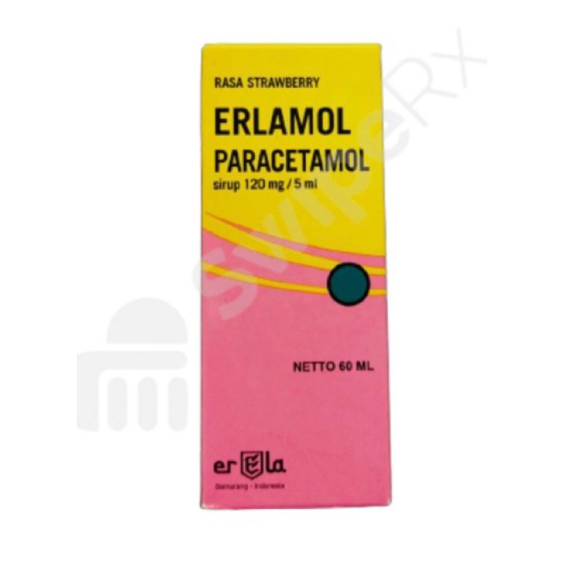 ERLAMOL Erela SIRUP 120 MG 60 ML*