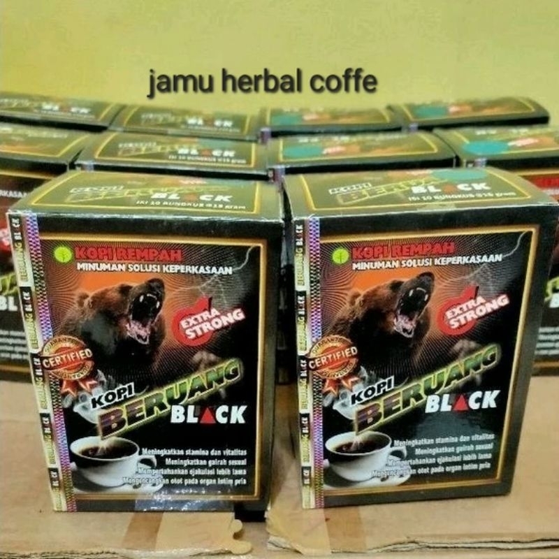 

BERUANG KOPI REMPAH HITAM