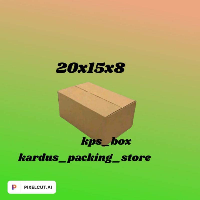 

kardus box 20x15x8