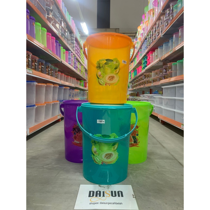 TOPLES KRUPUK BESAR PLASTIK TEBAL TENTENGAN WARNA 13,5L  DSJP0010